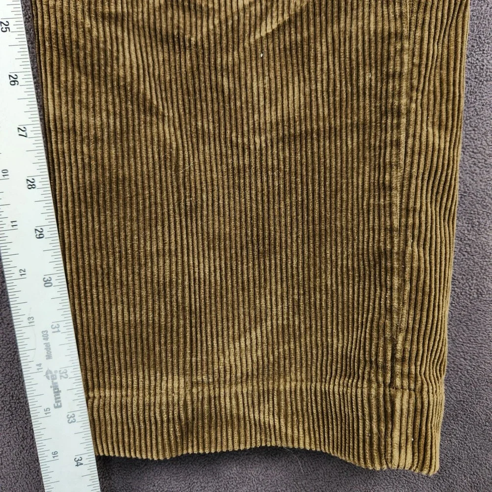 Vintage Polo Ralph‎ Lauren Corduroy Pants Mens 34x34 Brown Straight Leg Cotton - Picture 8 of 10